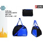Lotto Duffel Blue bags Polyester and matty 